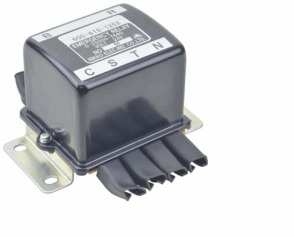 New NIKKO Anti-Restart Relay for Komatsu Applications; NIK-0-25000-7680, 600-815-1252, 0-25000-7680