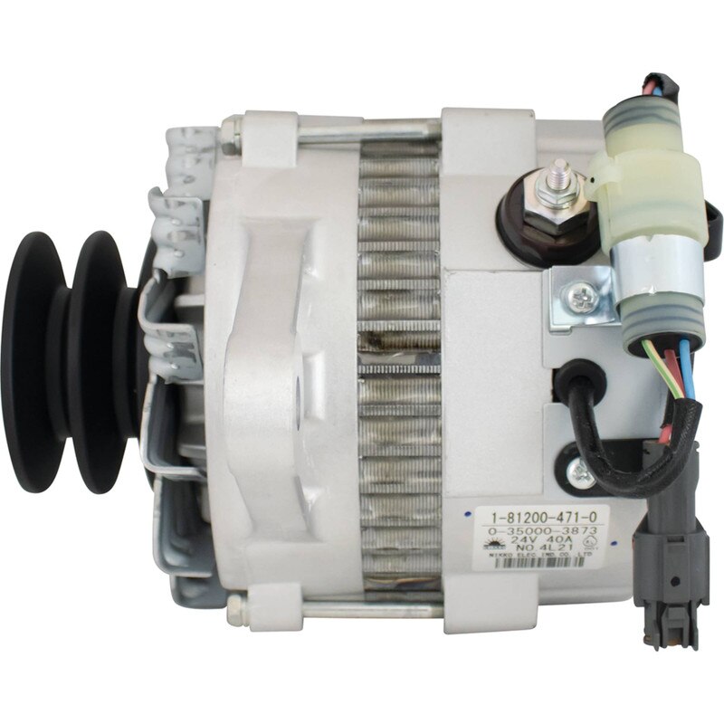 New NIKKO Alternator for Komatsu Engine Applications; NIK-0-35000-3873, 4454118, SBA18508-6321, VAME017614, VI181200-4710, VI181200-4711; LESTER 12448, 12449